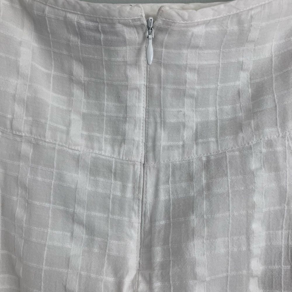 PRANA White Cotton Rhia Asymmetric Circle Skirt Size 4 - Picture 5 of 12